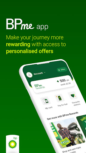 Android application BPme - Pay for Fuel and more screenshort
