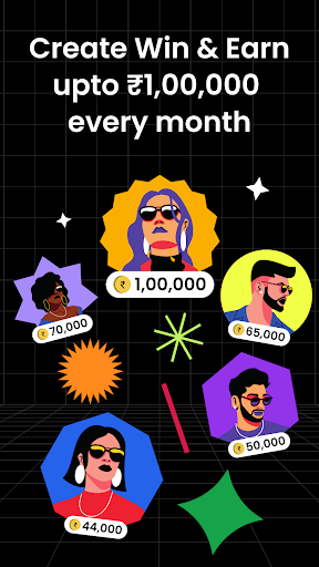 Android application hypergro - Create. Win. Earn screenshort