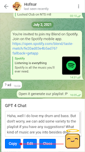 ChatGPT for Telegram