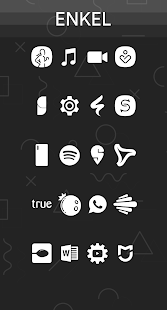 Enkel - Icon Pack لقطة شاشة