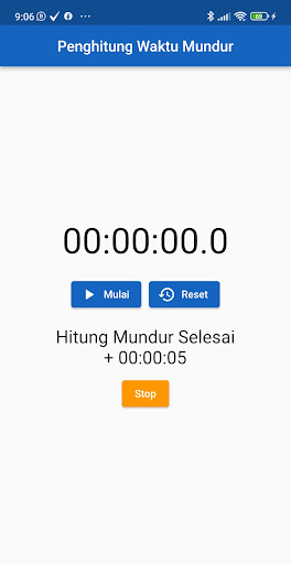 Android application Penghitung Waktu Mundur screenshort