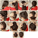 womens step by step hairstyles icon