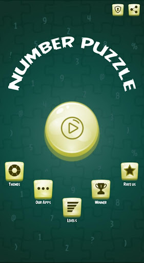 Android application Number Puzzle screenshort
