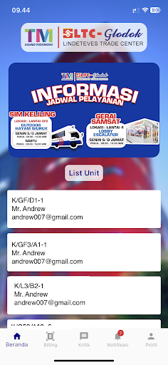 Tenant Portal LTC Glodok Screen 3