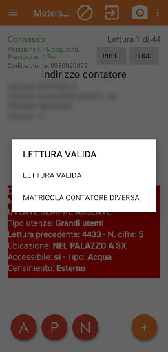 Meters Manager Screen 2