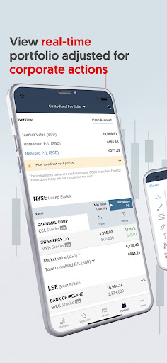 Android application iOCBC Mobile Trading Platform screenshort