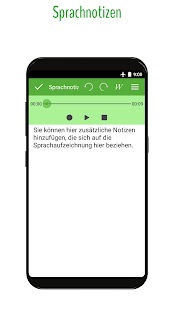 Notizbuch, Notizen Screenshot