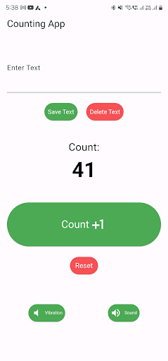 Islamic Counting App Screen 2