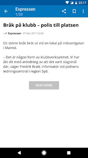 Sweden News (Nyheter) Screen 3