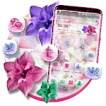 Hydrangea Flowers Launcher Theme Apk
