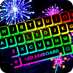 Cover Image of Скачать Неоновые светодиодные шрифты для клавиатуры, RGB  APK