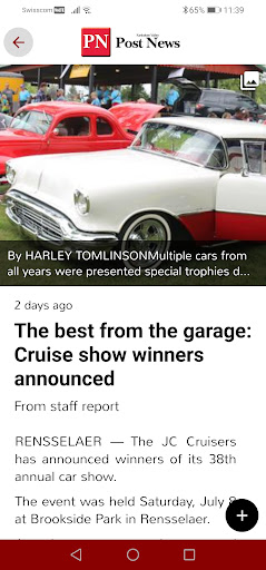 Kankakee Valley Post News Screen 3