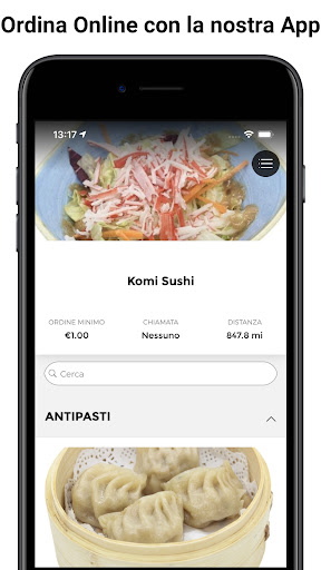 Android application Komi Sushi screenshort