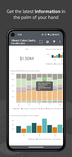Screenshot of Oracle Analytics