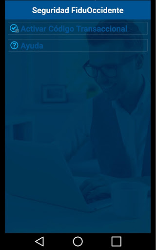 Android application FiduOccidente screenshort