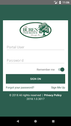 Android application The Buren Insurance Group screenshort