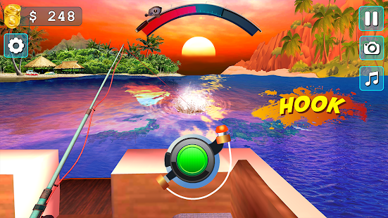 Fish Hunting Fishing Hook game 1.0 APK + Mod (Free purchase) for Android