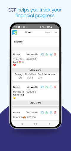 Android application ECF screenshort