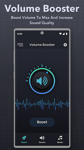 Android application Super Volume Booster - Sound B screenshort