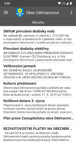 Obec Dětmarovice Screen 3
