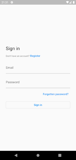 Android application SLinT Connect Beta screenshort