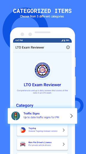 Exam Reviewer - LTO: 2023 Screen 3