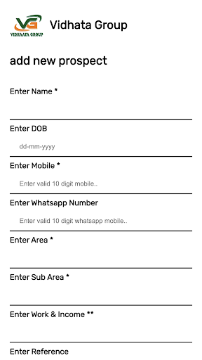 Vidhata Group Screen 2