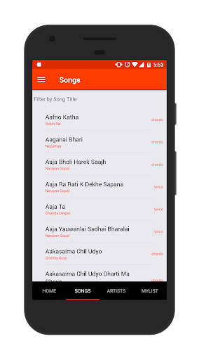 Music Cafe Nepal - Nepali Song Screen 2