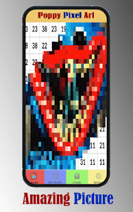 Poppy Color Number Pixel Art 1.0 APK screenshots 1