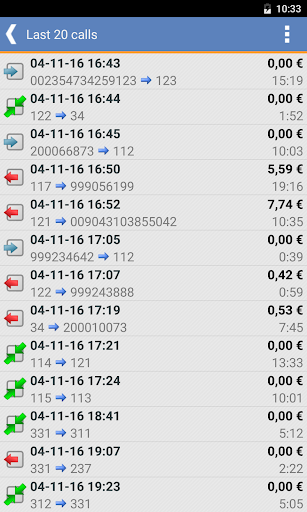 Android application EasyLynq - Call Accounting screenshort