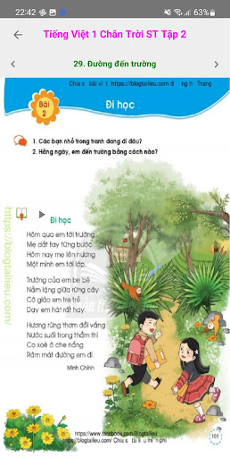Tieng Viet 1 Chan Troi - Tap 2 Screen 3