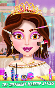 Rich Girl Makeup Dress Up Game Varies with device APK screenshots 11
