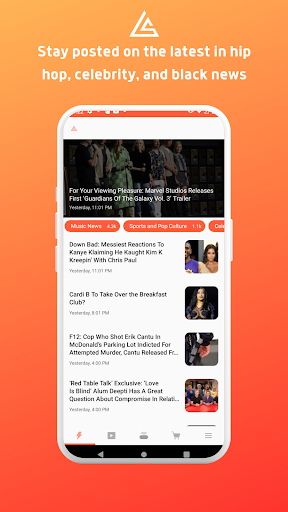 Android application Lyriqal - Rap Music & Videos screenshort