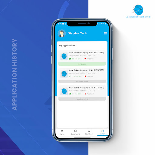 Android application Guiders Mission Jobs screenshort