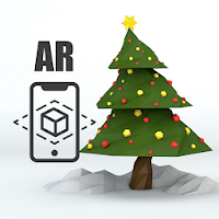 AR Christmas Tree 3D model in augmented reality