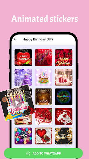 WASticker Love Sticker Gifs screenshot 5