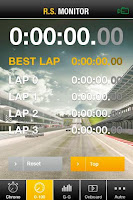 screenshot of R.S. Monitor - Renault Sport