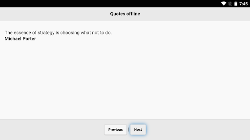 Android application 1000 famous quotes screenshort