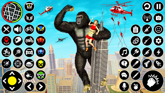 Captura 1 Ataque ciudad gorila enojado android