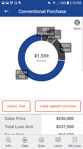 Screenshot of HTLConnect