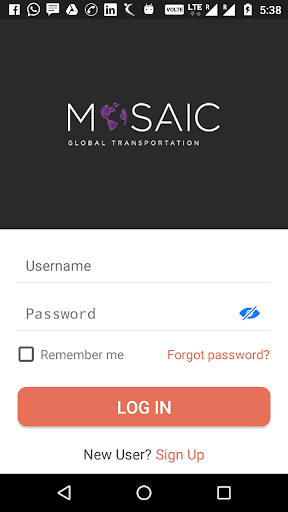 Mosaic Global Transportation Screen 2