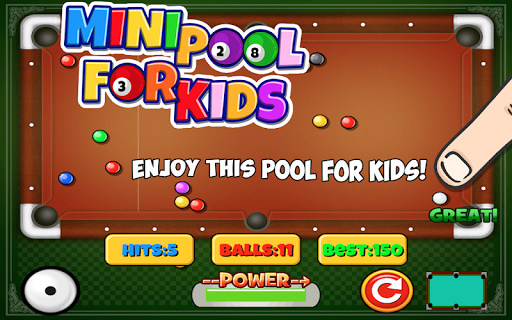 Mini Pool for Kids 23 screenshots 3