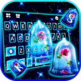 Beauty Magical Rose Keyboard Theme icon