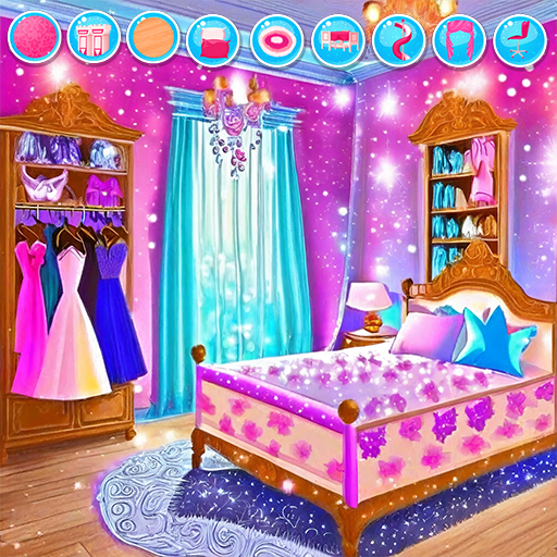 Princess Doll House Cleaning  Icon