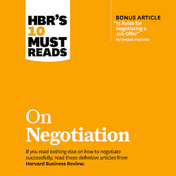 Icon image HBR's 10 Must Reads on Negotiation