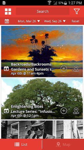 Android application Visit Thomasville GA! screenshort