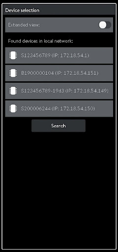 Android application LAUDA Command App screenshort