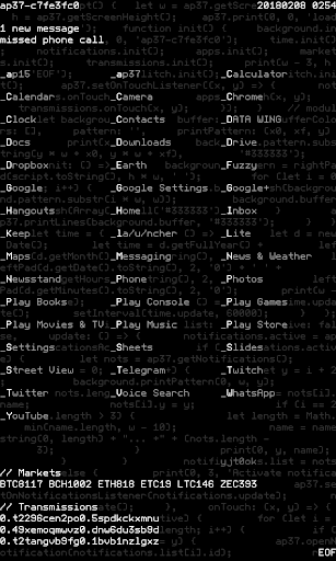 Android application ap37 Text-based Launcher screenshort
