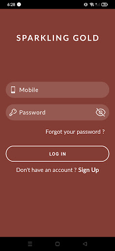 Android application Sparkling Gold screenshort