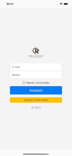 Android application Orca e Razão Contabilidade screenshort